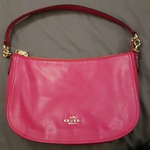 Hot pink Coach purse